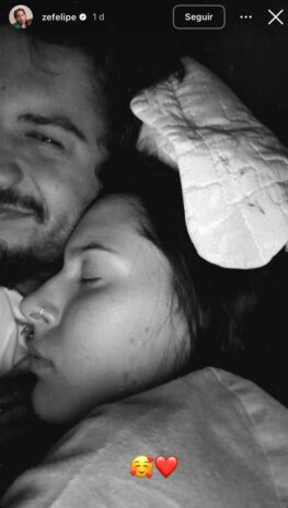 Zé Felipe se declara para Ana Castela nas redes sociais: “Amo você”