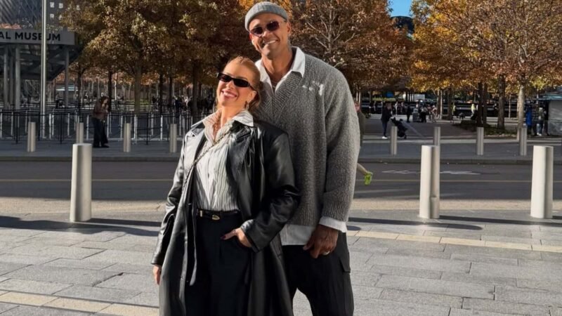 Grávida, Lore Improta aproveita viagem romântica com Léo Santana em Nova York
