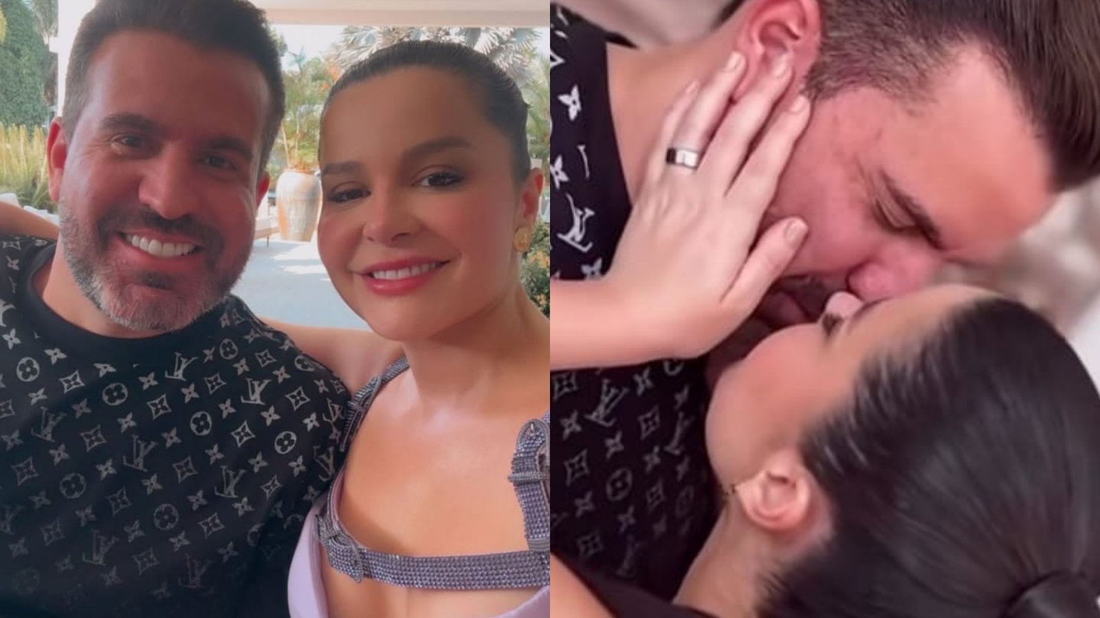 Maraisa e Fernando Mocó reatam romance e trocam beijo apaixonado em festa de aniversário 51 Maraisa e Fernando Mocó reatam romance e trocam beijo apaixonado em festa de aniversário