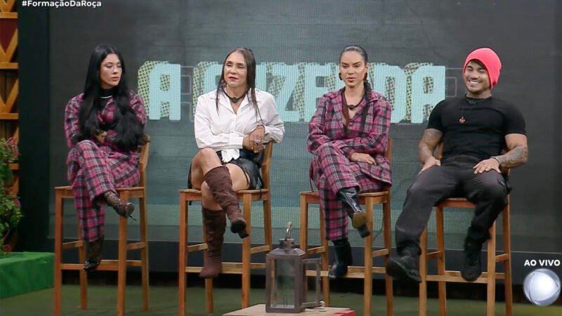 A Fazenda 17: Rayane, Yoná, Tamires e Wallas estão na sétima roça 51 A Fazenda 17: Rayane, Yoná, Tamires e Wallas estão na sétima roça