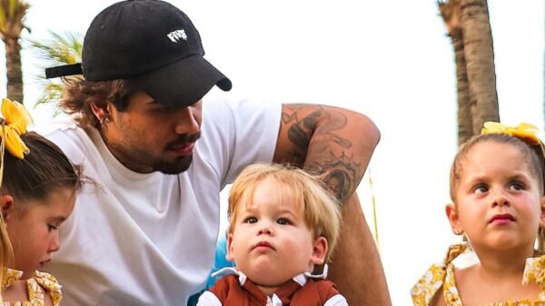 Zé Felipe compartilha momentos encantadores com os filhos na fazenda Talismã