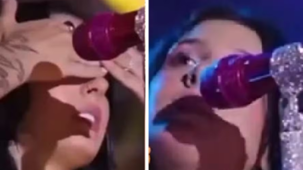 Após separação, Ana Castela chora ao cantar música gravada com Zé Felipe durante show 1 Após separação, Ana Castela chora ao cantar música gravada com Zé Felipe durante show