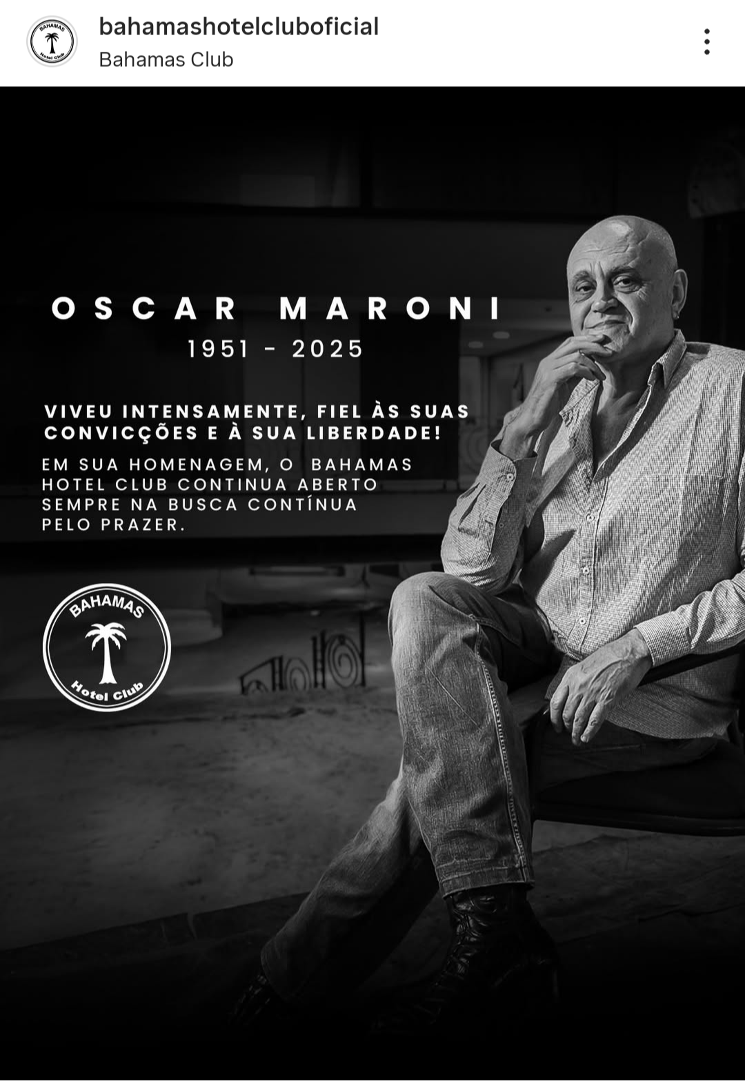 Empresário Oscar Maroni morre aos 74 anos 52 Empresário Oscar Maroni morre aos 74 anos