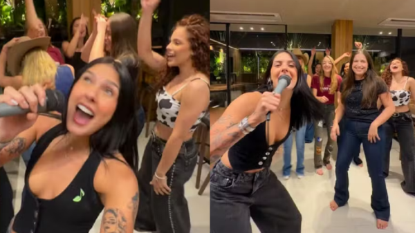 Após término com Zé Felipe, Ana Castela curte noite com as amigas e canta: 'Vou pegar todo mundo'