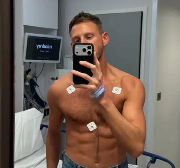 Fraser Olender, estrela do programa "Below Deck", revelou que sofreu um ataque cardíaco e uma lesão pulmonar devido ao uso de cigarros eletrônicos - Foto: Reprodução/ Instagram