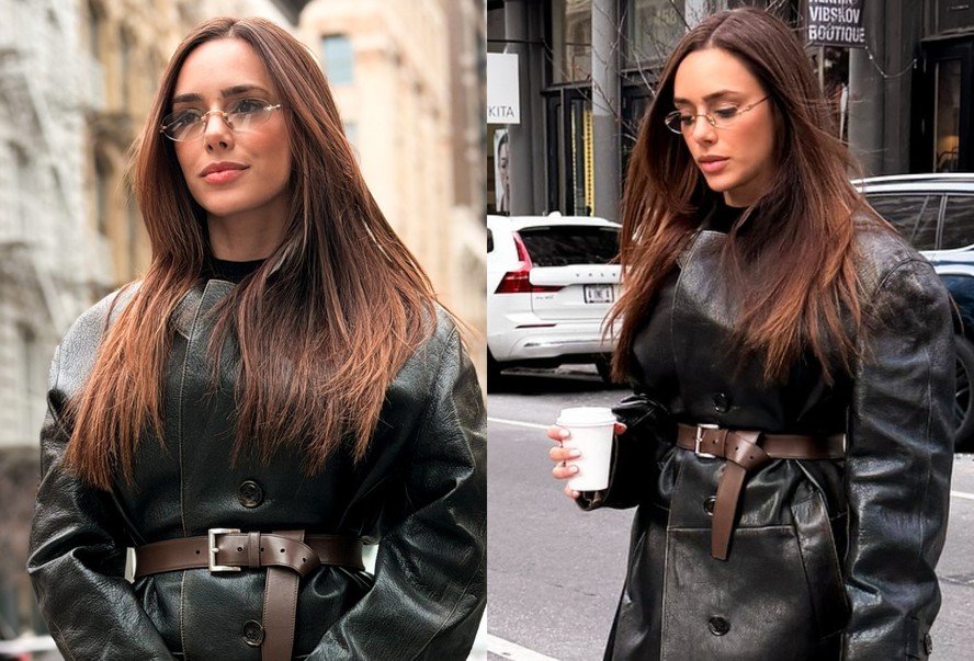 Bruna Biancardi exibe aliança cravejada durante ensaio fotográfico em Nova York