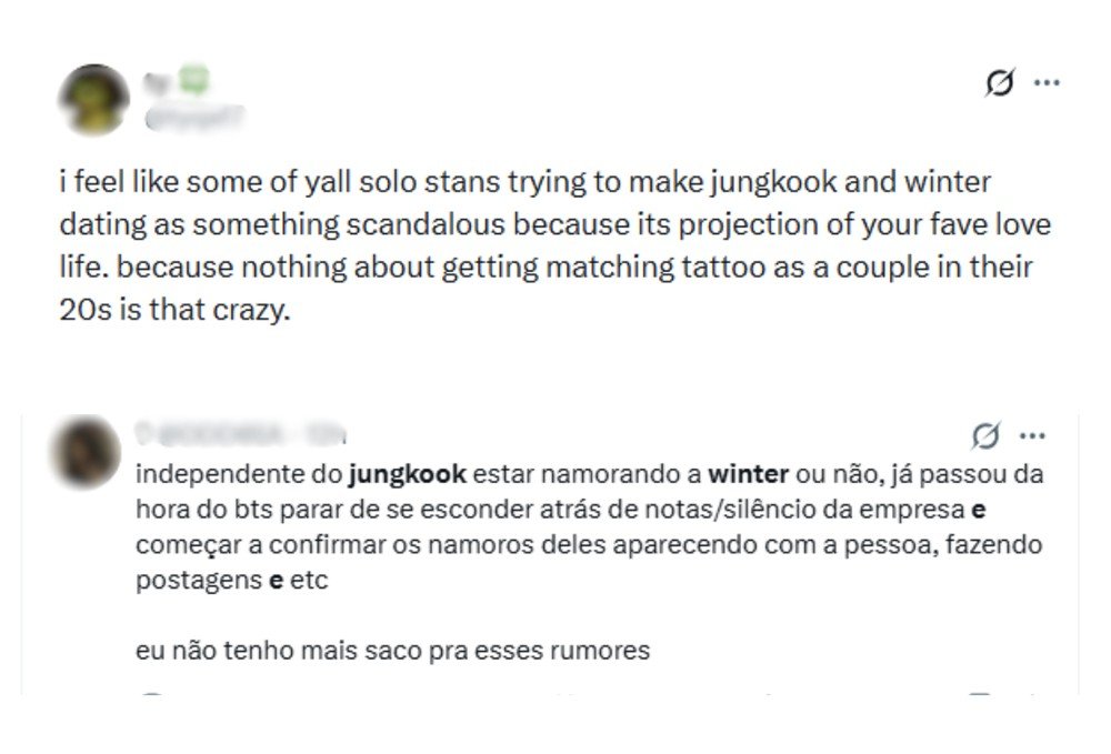 Suposto de affair entre Jungkook (BTS) e Winter (aespa) agita fãs 52 Suposto de affair entre Jungkook (BTS) e Winter (aespa) agita fãs