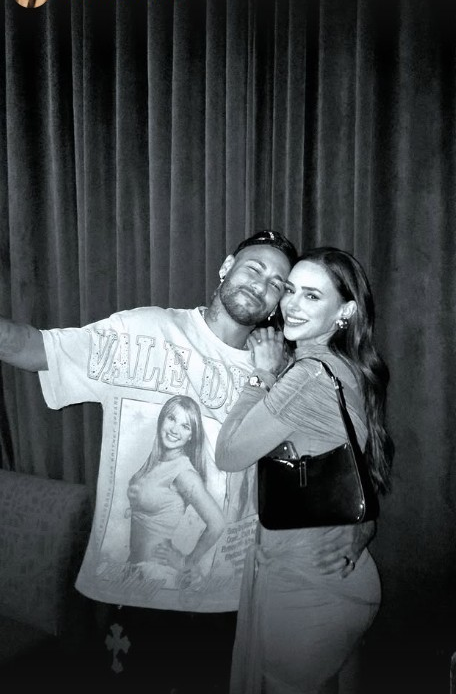 Bruna Biancardi e Neymar Jr aparecem em clima de romance durante ‘vale night’ em Miami