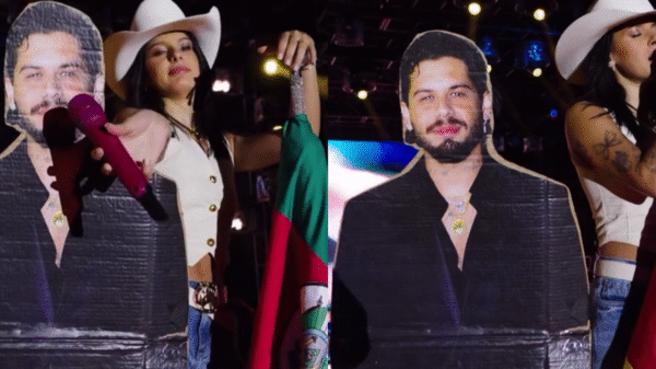 Vídeo: Ana Castela leva “Zé Felipe de papelão” ao palco e diverte fãs