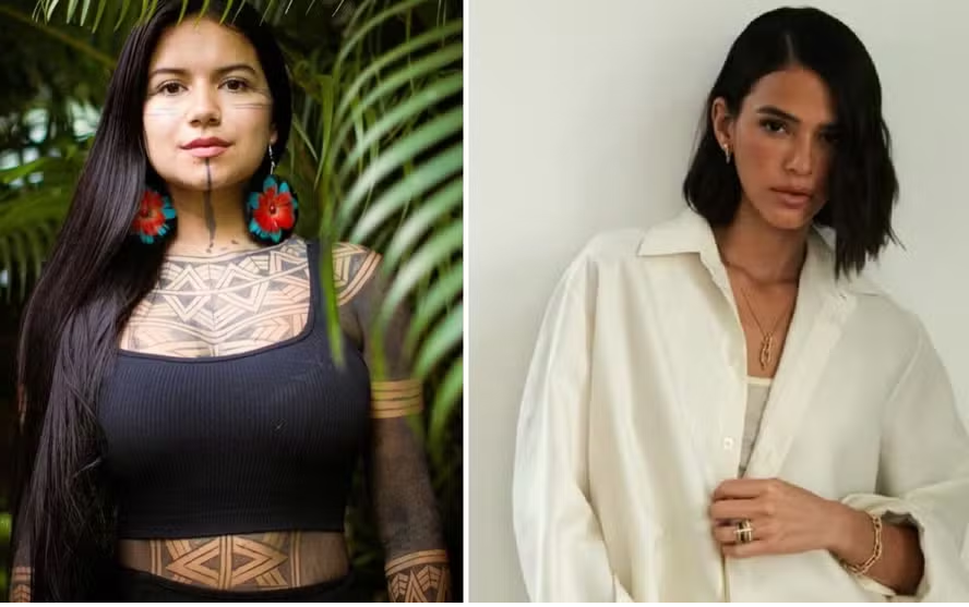 Saiba as semelhanças entre Bruna Marquezine e Helena Gualinga, atual e ex-affair de Shawn Mendes