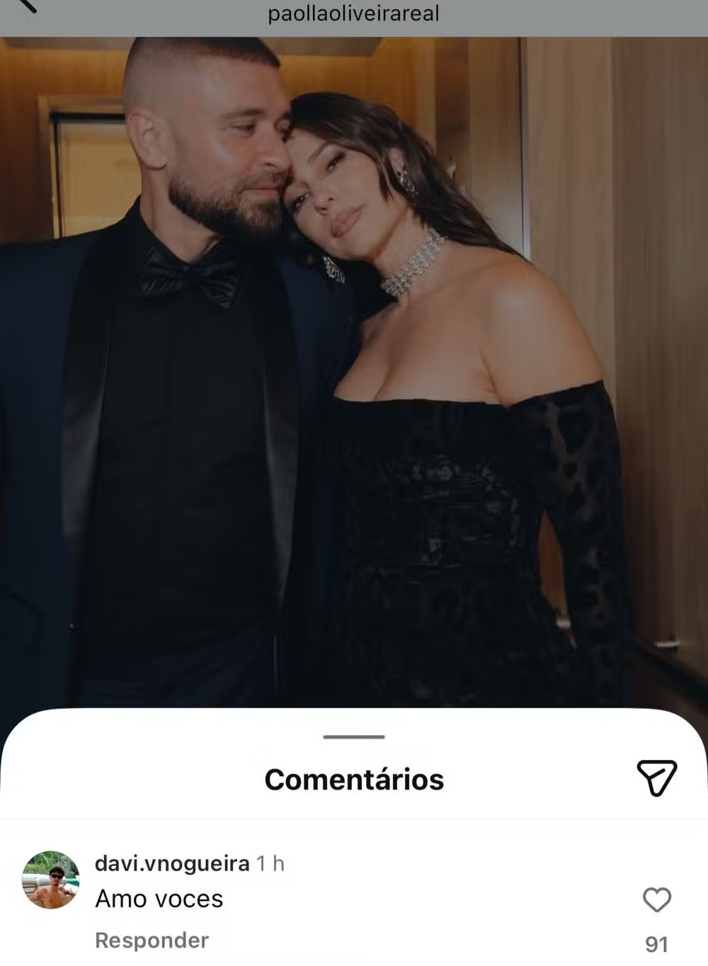 Davi Nogueira se manifesta após anúncio da separação de Diogo Nogueira e Paolla Oliveira