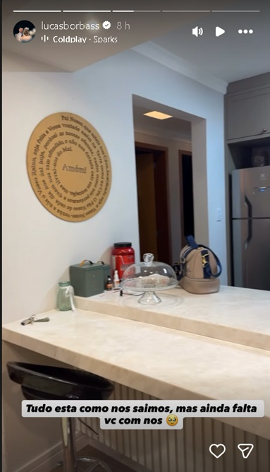 Marido de Isabel Veloso mostra o lar do casal durante internação e desabafa: “Falta você”; veja fotos 54 Marido de Isabel Veloso mostra o lar do casal durante internação e desabafa: “Falta você”; veja fotos