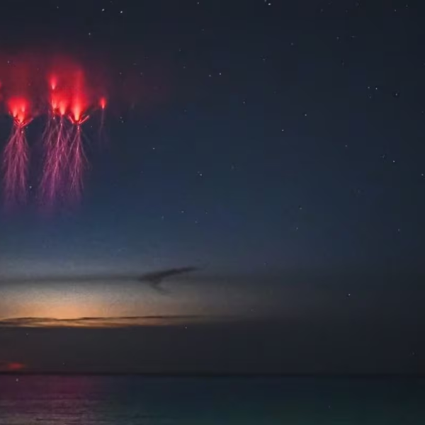 Projeto Spritacular registra "red sprites" pelos céus do mundo inteiro - Foto: Laurent Richard/Spritacular