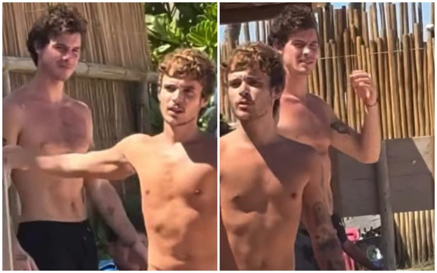 Shawn Mendes é flagrado com João Lucas, marido de Sasha Meneghel; veja vídeo
