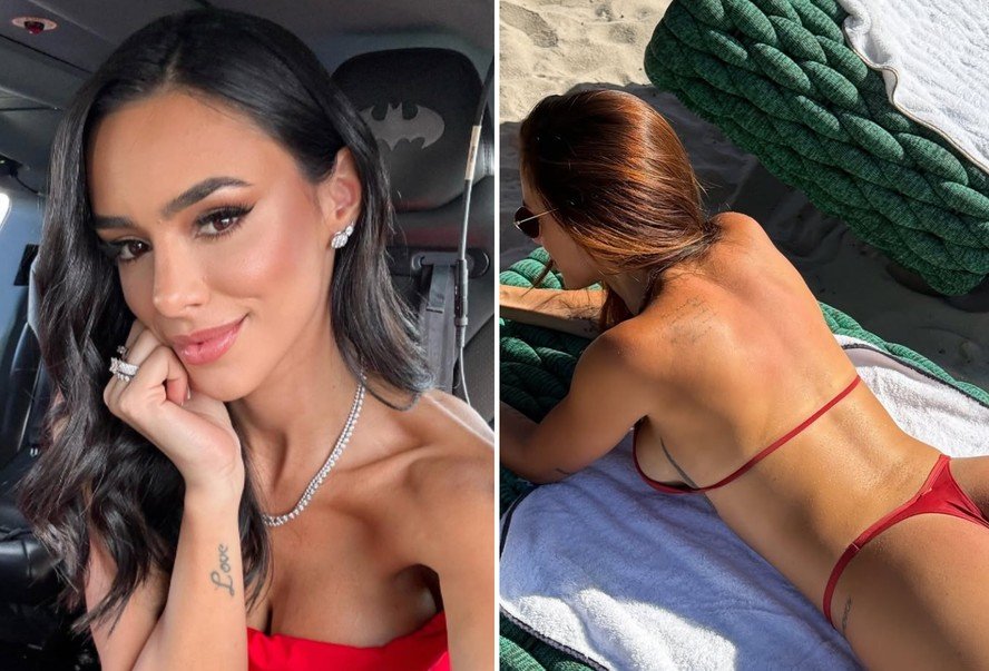 Bruna Biancardi renova o bronzeado em viagem com Neymar e as filhas