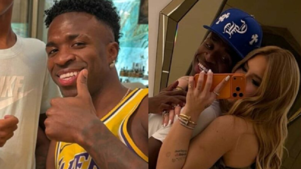 Vini Jr. visita pela primeira vez a casa de Virginia Fonseca em Goiânia