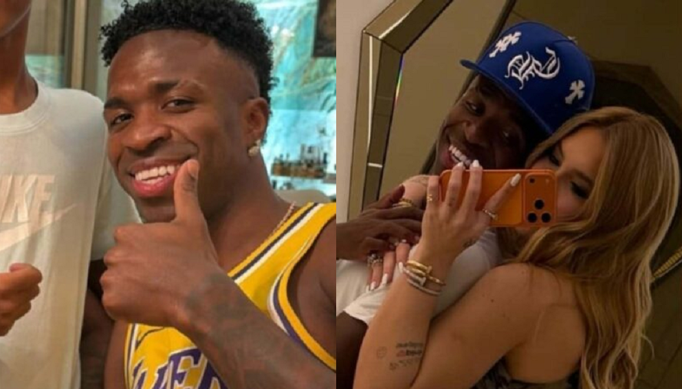 Vini Jr. visita pela primeira vez a casa de Virginia Fonseca em Goiânia