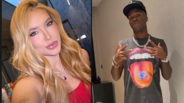 Vini Jr. reage a vídeo de decoração de Natal publicado por Virginia Fonseca