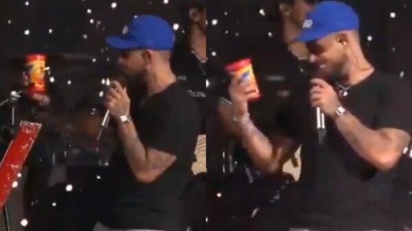 Zé Felipe reconhece copo com rosto de Ana Castela durante show, faz declaração e surpreende fãs