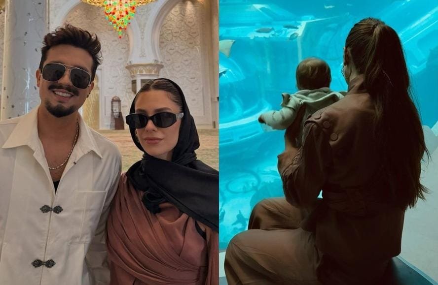 Luan Santana aproveita Dubai ao lado da mulher e da filha