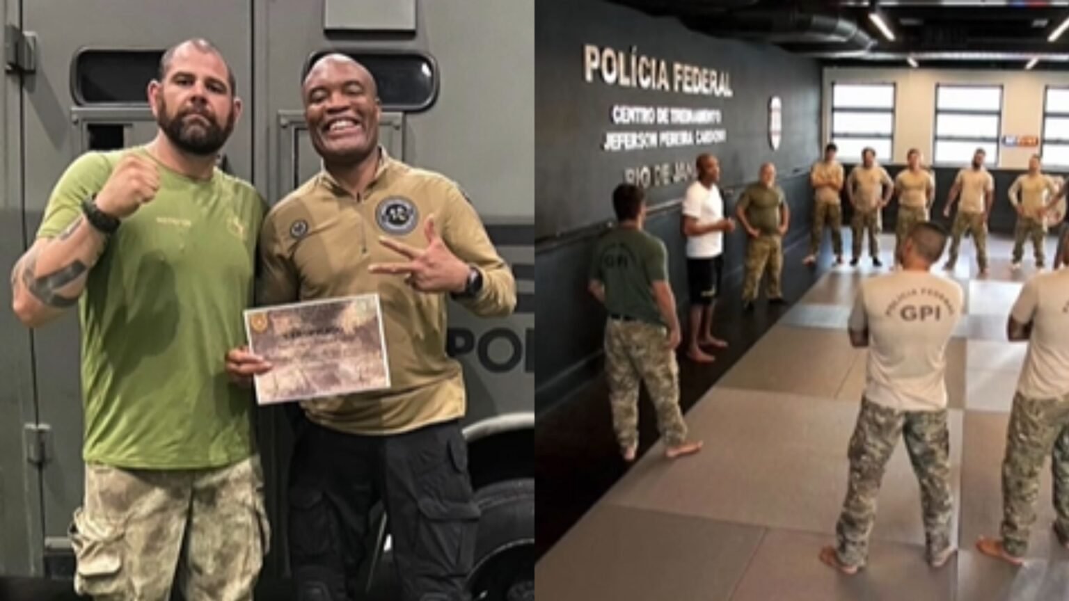 anderson silva treinamento eua