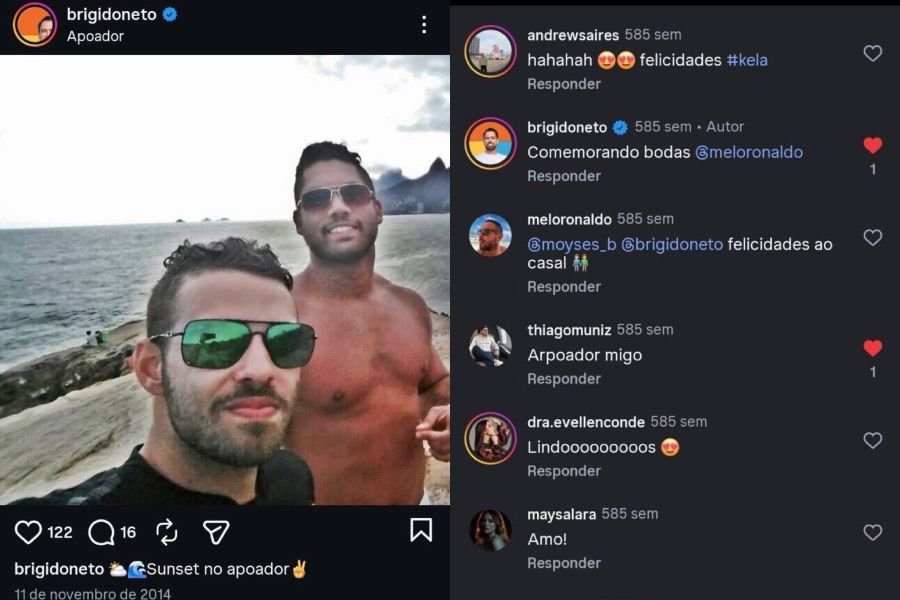 BBB 26: publicação antiga de Brigido reacende rumores sobre suposto romance e movimenta a web