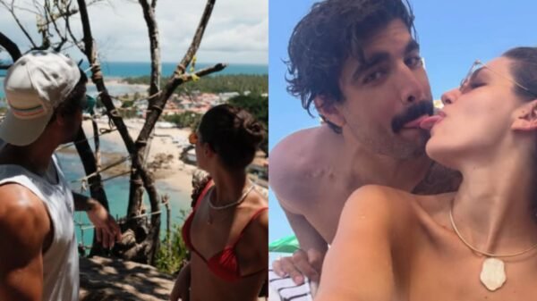 Caio Castro encanta fãs ao compartilhar momentos românticos com a namorada na Bahia