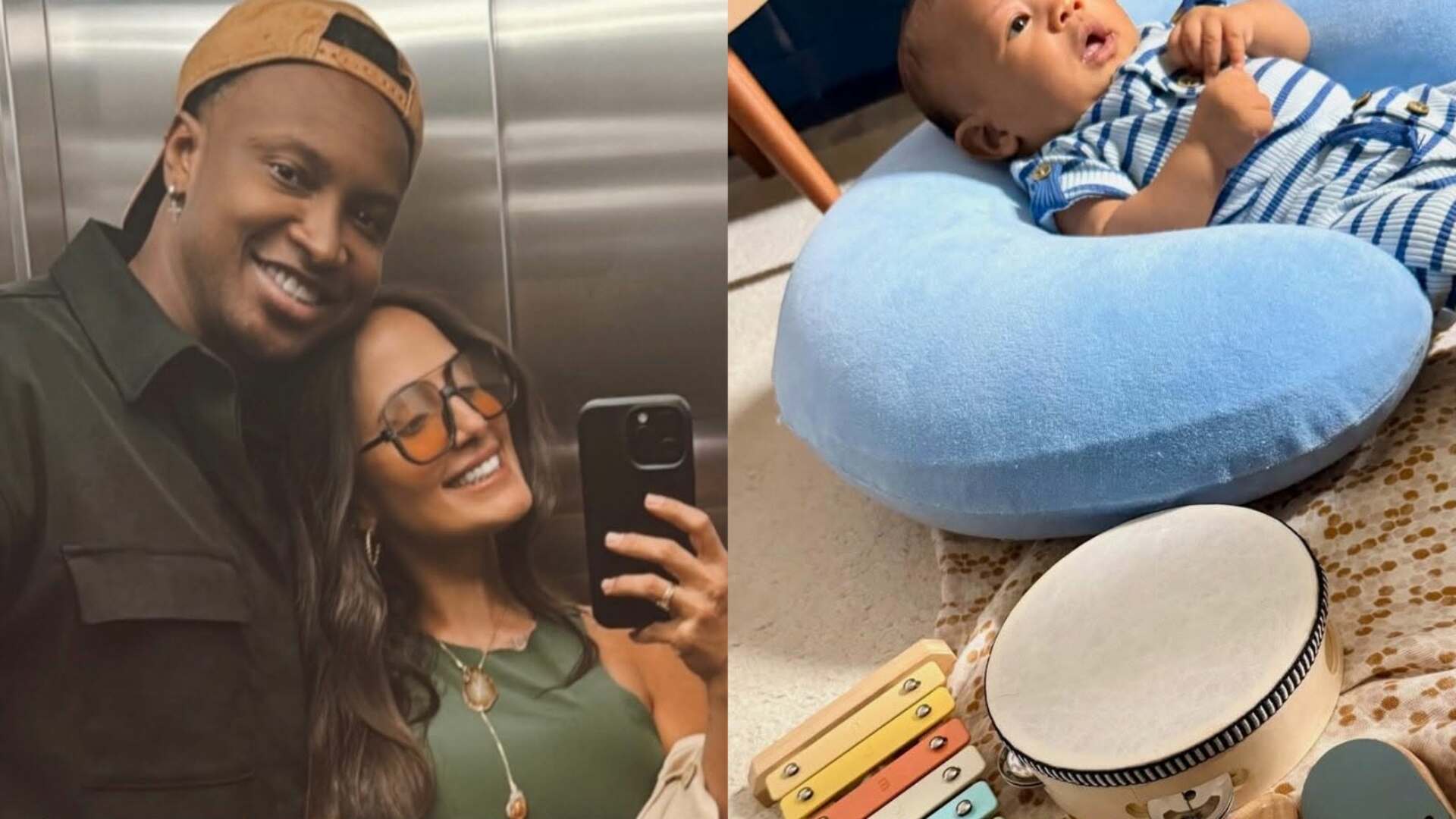 Carol Peixinho encanta ao mostrar Bento, seu filho com Thiaguinho, brincando com instrumentos musicais