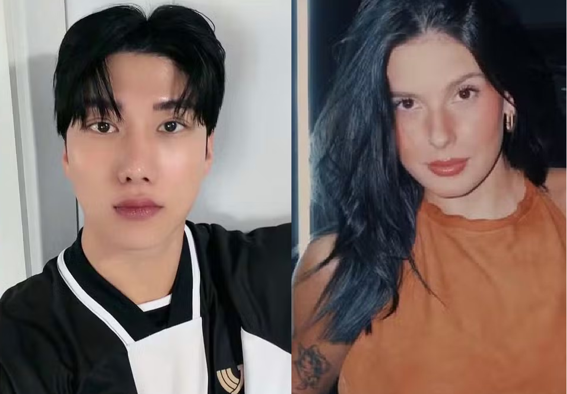 De biquíni, Ana Castela recebe cantada de influenciador coreano e movimenta as redes sociais