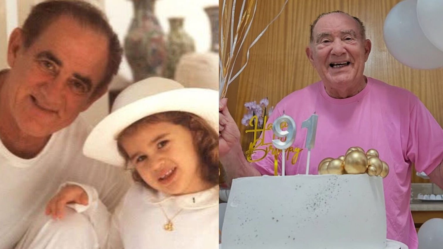 Renato Aragão celebra aniversário de 91 anos – Foto: Reprodução / Instagram @livianaragao
