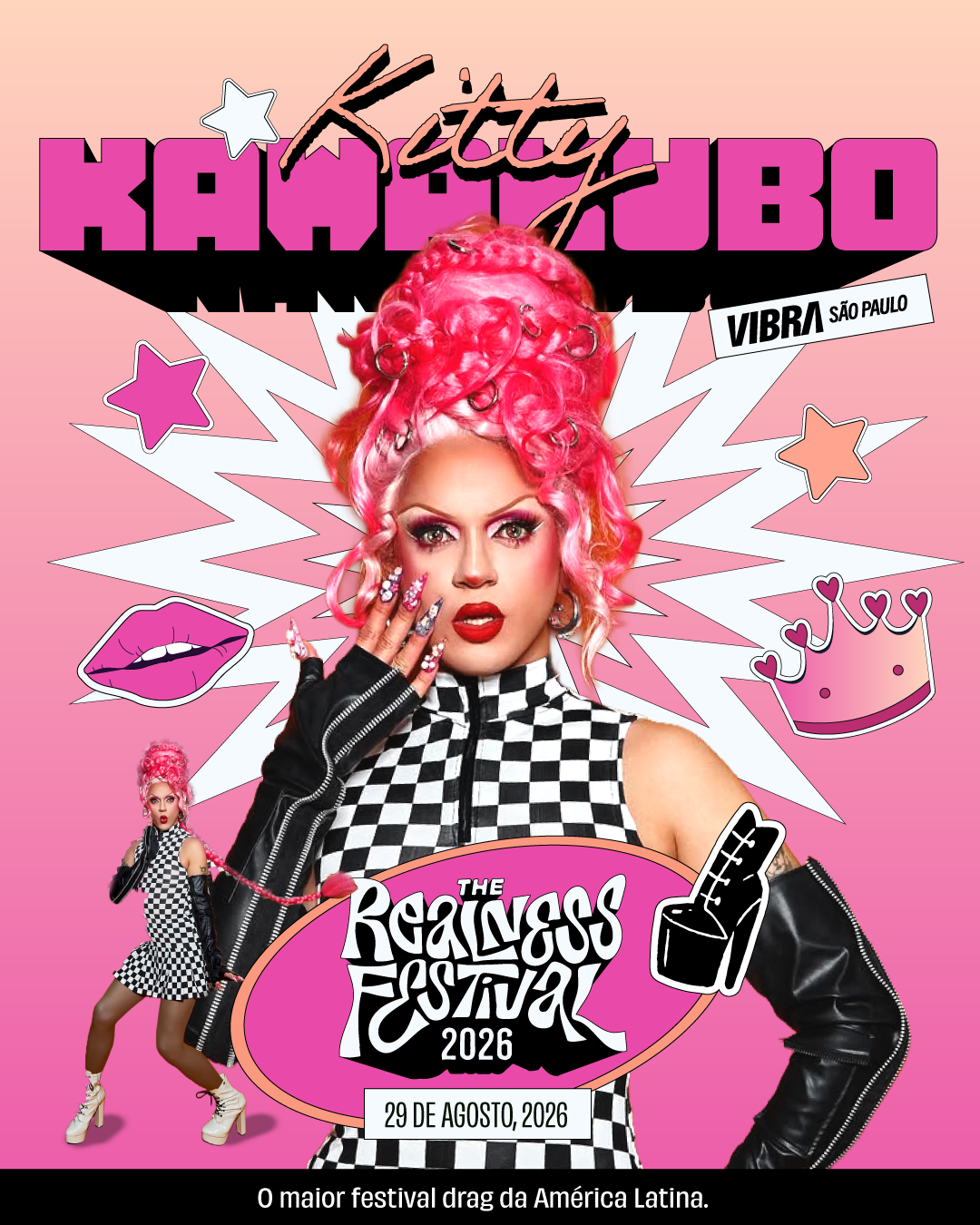 Após ser coroado como maior festival drag do mundo, The Realness confirma Jinkx Monsoon para edição de 2026