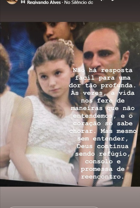 Pai de Isabel Veloso desabafa sobre o luto após morte da filha: “dor profunda”