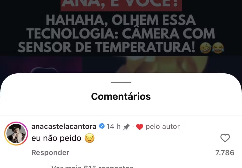 Ana Castela viraliza após suposto flagra em vídeo com câmera térmica; cantora se manifesta