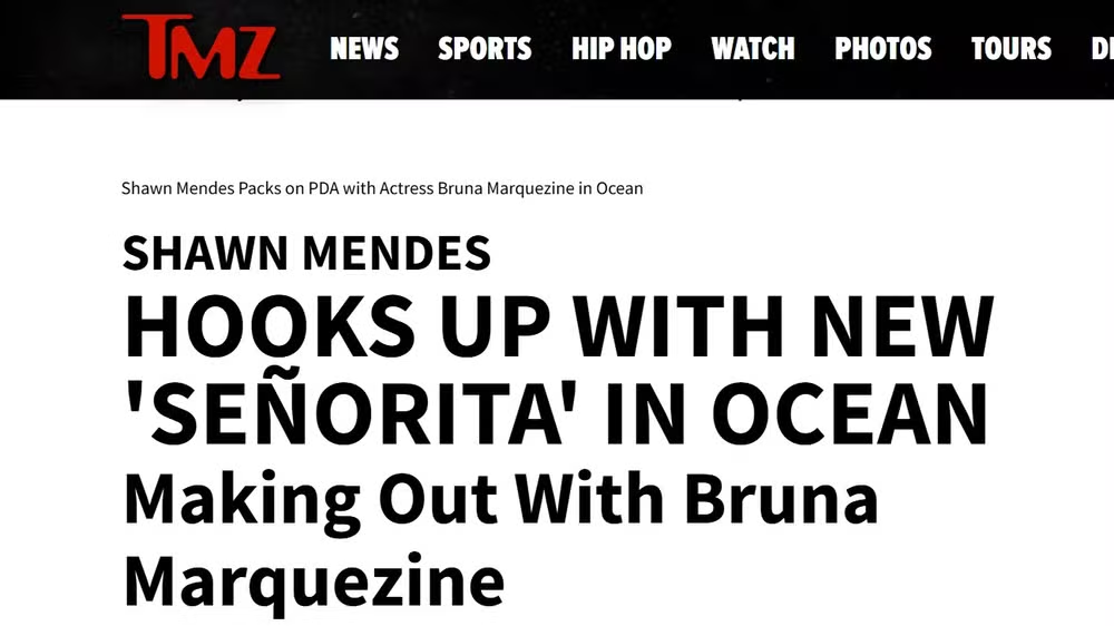 Site internacional chama Bruna Marquezine de “Señorita” de Shawn Mendes após flagra no Brasil 52 Site internacional chama Bruna Marquezine de “Señorita” de Shawn Mendes após flagra no Brasil