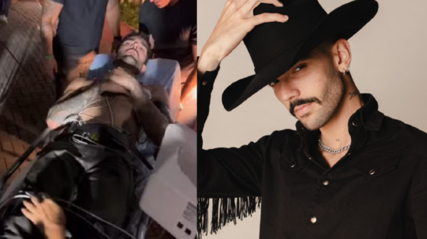 Luan Pereira recebe atendimento médico após passar mal durante show - Foto: Reprodução/ Instagram