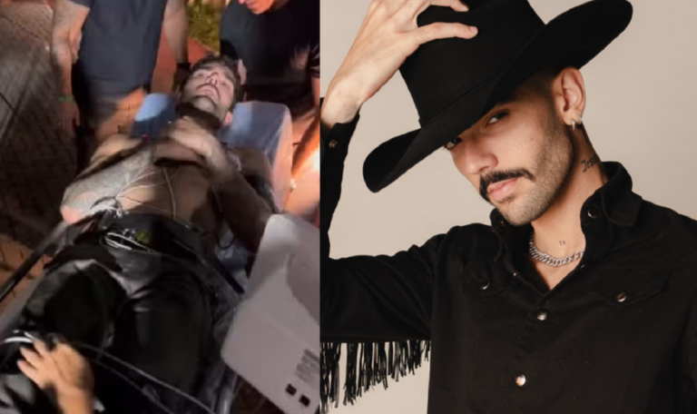 Luan Pereira recebe atendimento médico após passar mal durante show - Foto: Reprodução/ Instagram