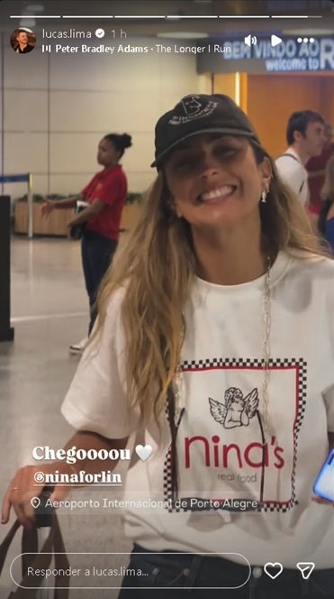 Lucas Lima compartilha momento inédito ao lado da nova namorada: “Chegou”