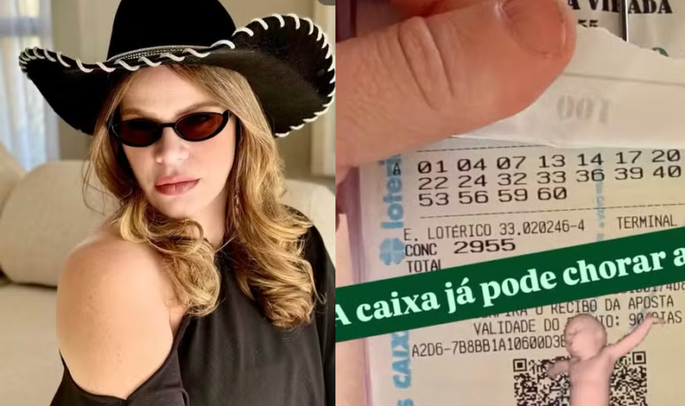 Paulinha Leitte exibe aposta da Mega da Virada e debocha: “A Caixa já pode chorar” 54 paulinha leitte vence mega da virada