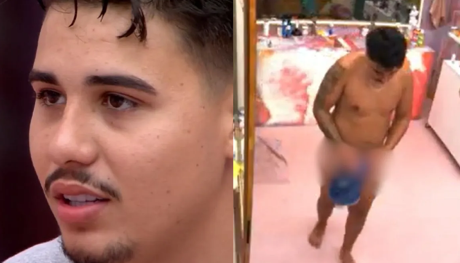 BBB 26: Pedro esquece câmeras e aparece nu na casa após festa; veja