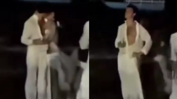 Vídeo mostra beijo de Bruna Marquezine e Shawn Mendes na virada do ano