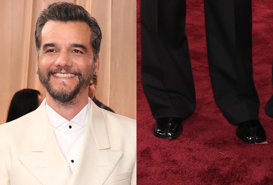 Wagner Moura aposta em sapato inusitado no Globo de Ouro 2026 e chama atenção no tapete vermelho
