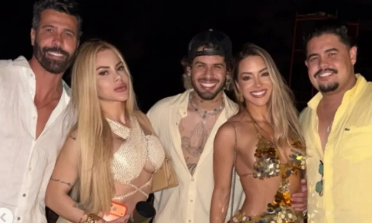 Zé Felipe aparece com loira misteriosa após término com Ana Castela