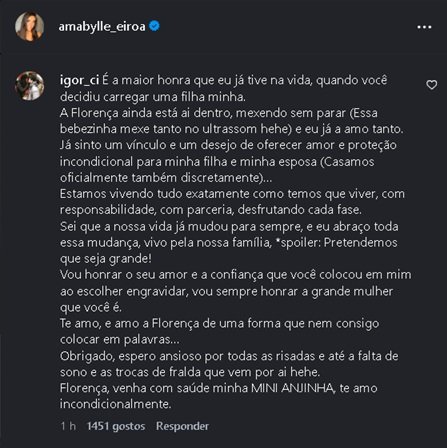 Filho de Zezé Di Camargo anuncia sexo e nome do primeiro filho