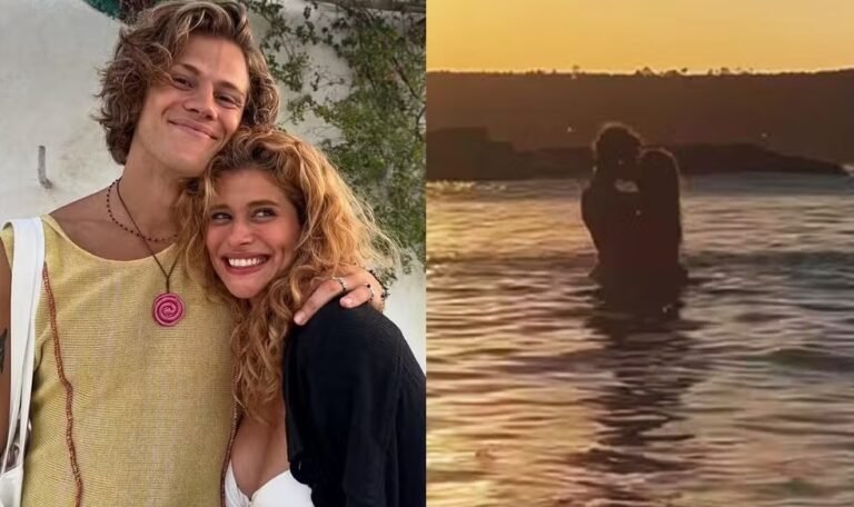 Isadora Cruz e o namorado, o esquiador Lucas Braathen — Foto: Reprodução/Instagram