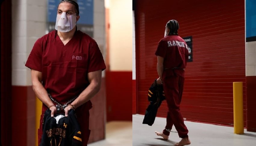 Mack Hollins faz protesto no Super Bowl 2026 - Foto: Reprodução/ X