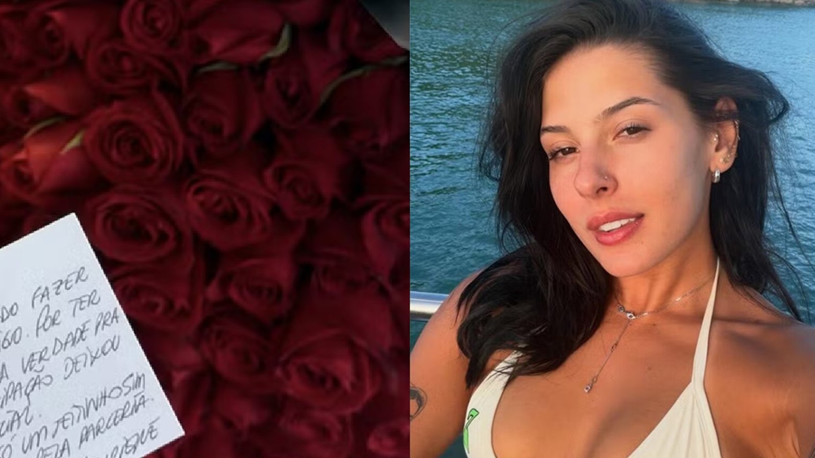 Ana Castela ganha buquê de flores de sertanejo famoso e encanta fãs nas redes