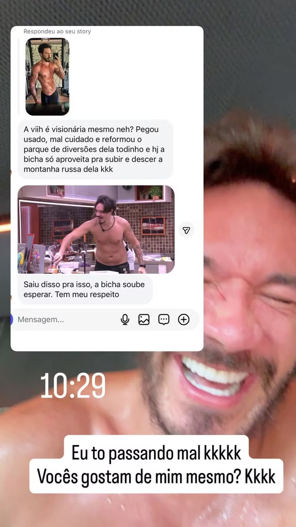 Eliezer exibe boa forma nas redes e diverte seguidores com comparações ao passado