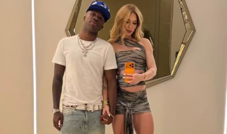 Vini Jr. celebra Valentine’s Day com declaração para Virginia Fonseca