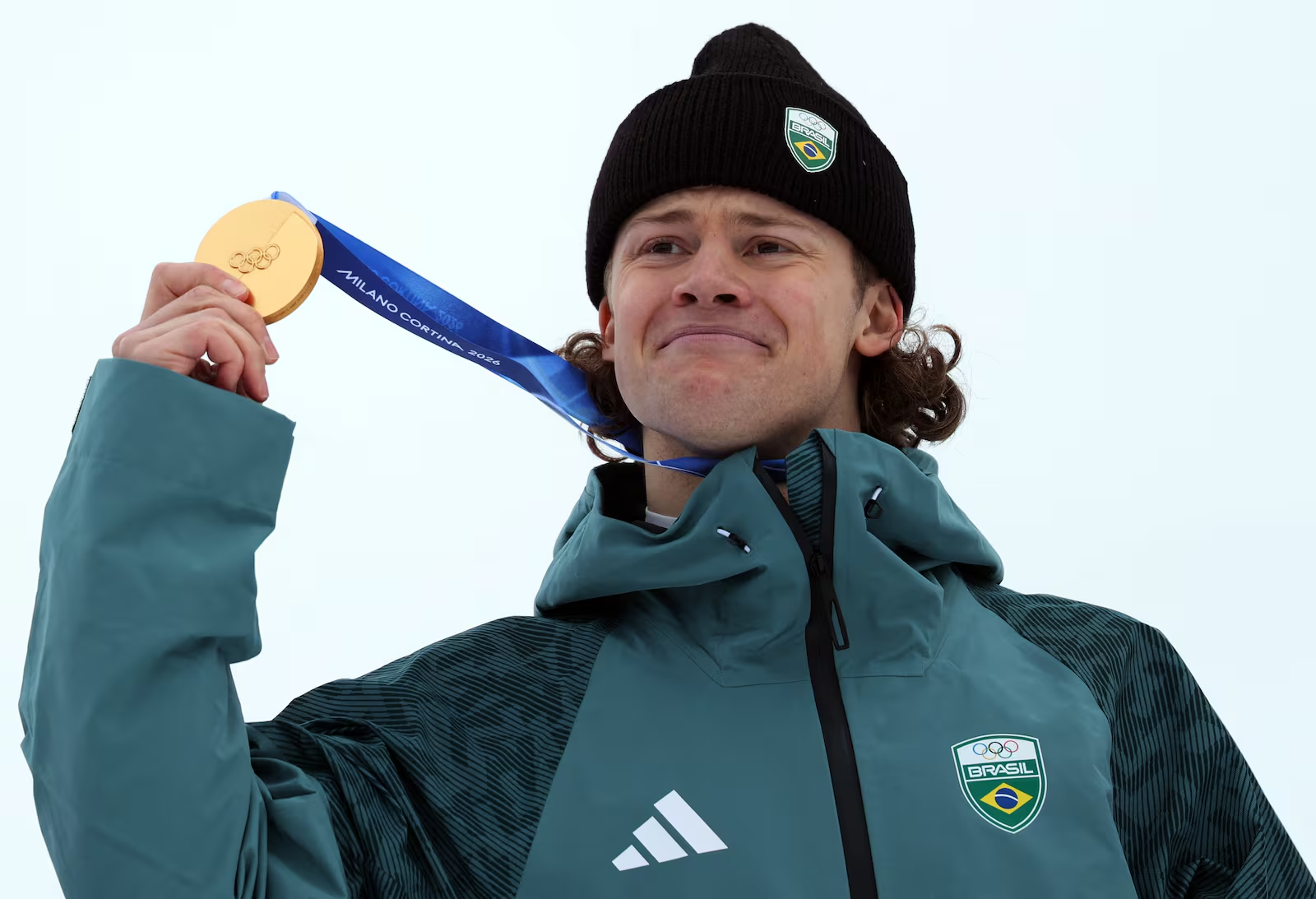 Lucas Braathen conquistou o primeiro ouro do Brasil nos Jogos de Inverno REUTERS/Gintare Karpaviciute - 14.02.2026