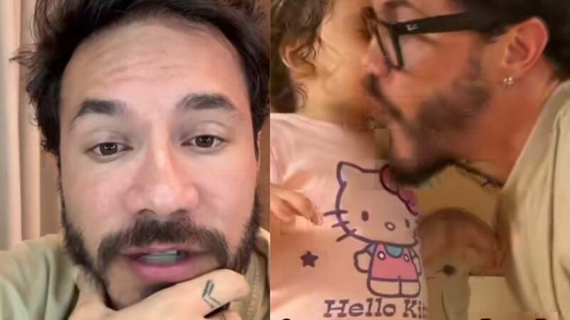 Influenciador Eliezer gera debate ao dizer que beijar filhos na boca “pode ser perigoso”